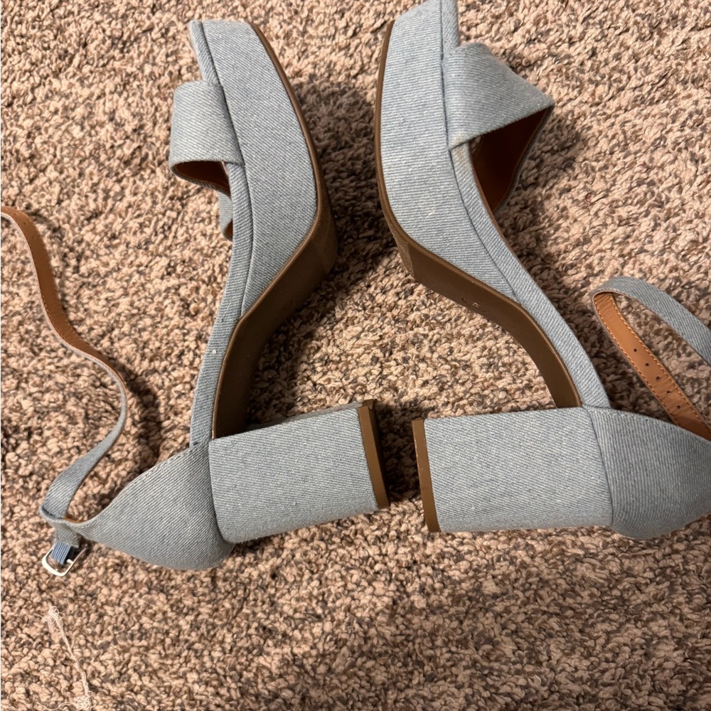 Torrid denim  Block Heel Sandals